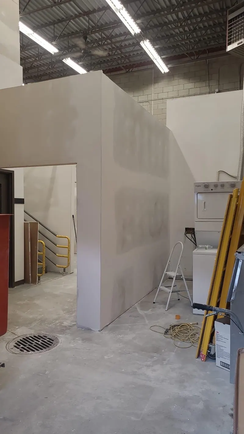 AJ Drywall interior finishing project
