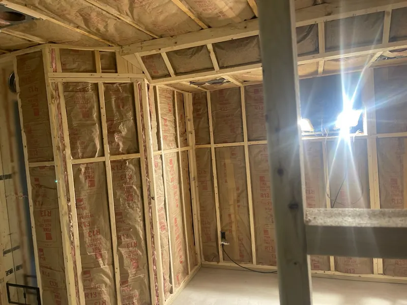 Framing project from the AJ Drywall portfolio