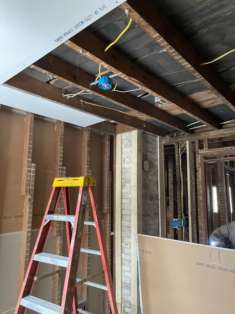Renovated interior from the AJ Drywall project gallery